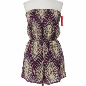 Xhilaration Women's Y2K  Multi-color Romper halter Size Medium
